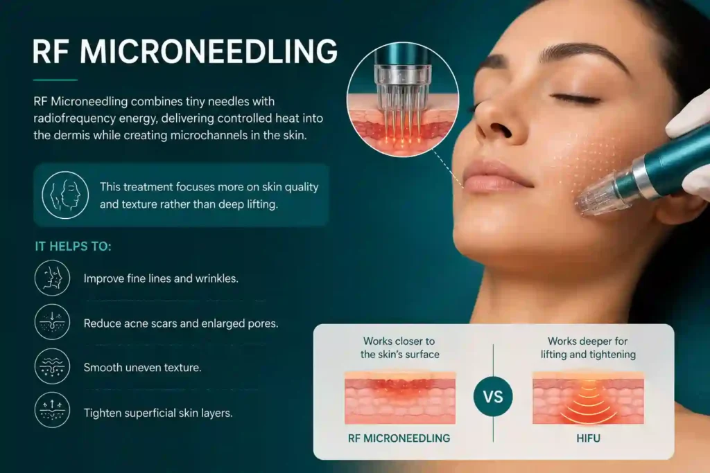 What Does RF Microneedling Do That HIFU Alone Cannot Oxford