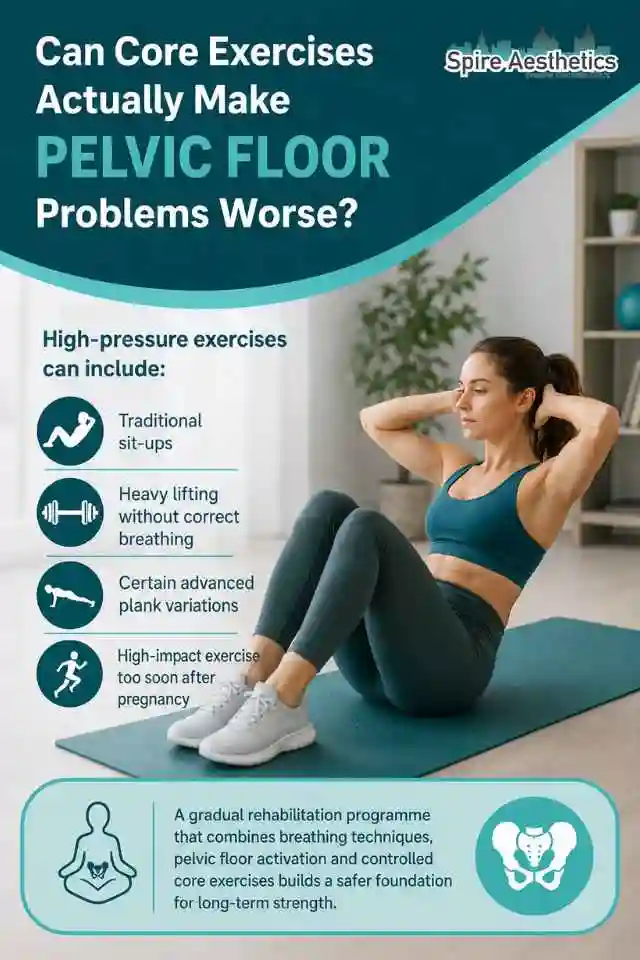Can Strengthening Your Core Alone Actually Make Pelvic Floor Problems Worse Oxford?